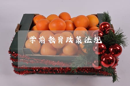 学前教育政策法规