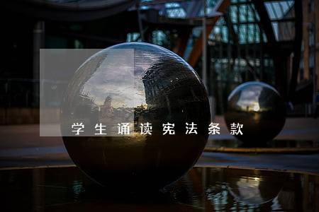 学生诵读宪法条款