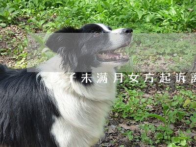 孩子未满月女方起诉离婚 孩子未满月女方起诉离婚