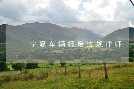 宁夏车辆报废法规律师 宁夏车辆报废法规律师