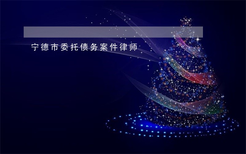 宁德市委托债务案件律师 宁德市委托债务案件律师