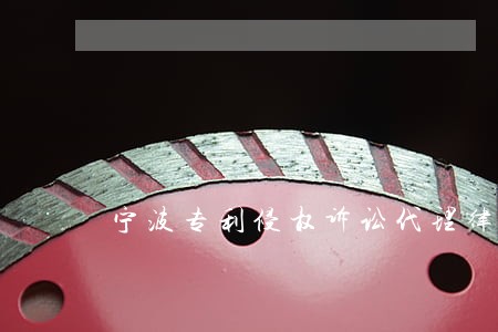 宁波专利侵权诉讼代理律师 宁波专利侵权诉讼代理律师