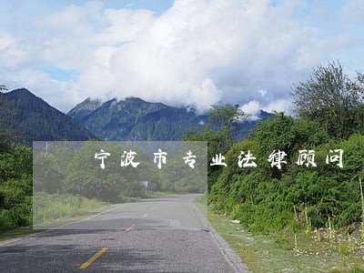 宁波市专业法律顾问 宁波市专业法律顾问