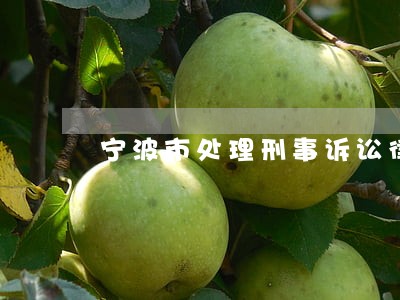 宁波市处理刑事诉讼律师电话咨询 宁波市处理刑事诉讼律师电话咨询