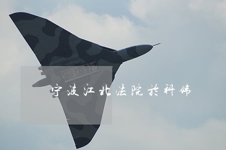 宁波江北法院於科伟 宁波江北法院於科伟