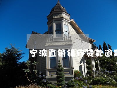宁波直销银行贷款逾期怎么还 宁波直销银行贷款逾期怎么还