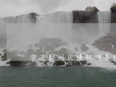 宁波鄞州区债权债务律师找谁好 宁波鄞州区债权债务律师找谁好