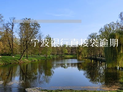 宁波银行直接袋逾期 宁波银行直接袋逾期