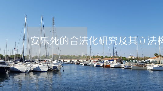 安乐死的合法化研究及其立法构想 安乐死的合法化研究及其立法构想