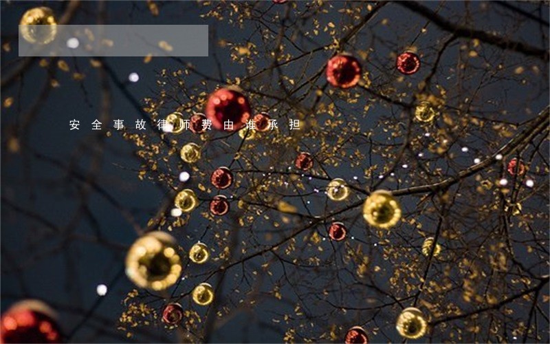 安全事故律师费由谁承担 安全事故律师费由谁承担
