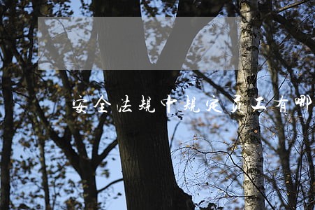 安全法规中规定员工有哪些义务 安全法规中规定员工有哪些义务