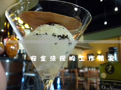 安全法规股工作情况