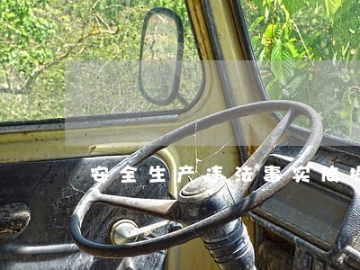 安全生产违法事实依据 安全生产违法事实依据