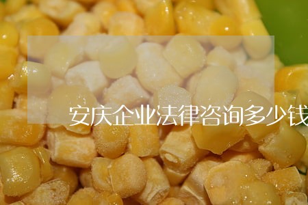 安庆企业法律咨询多少钱 安庆企业法律咨询多少钱
