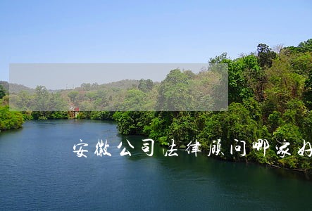安徽公司法律顾问哪家好 安徽公司法律顾问哪家好