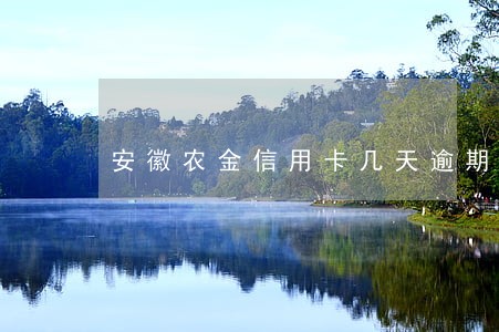 安徽农金信用卡几天逾期 安徽农金信用卡几天逾期