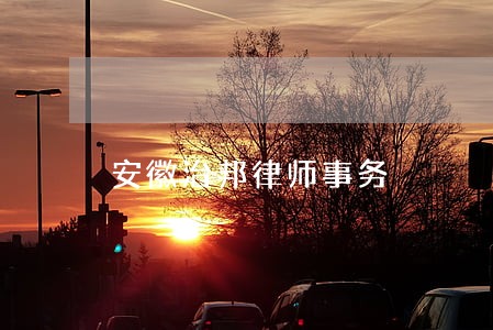安徽治邦律师事务
