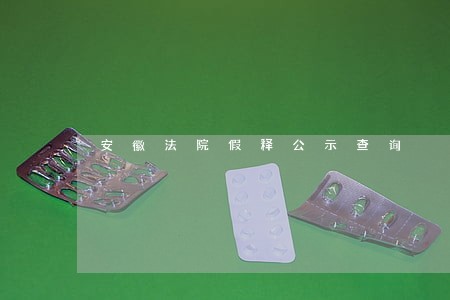 安徽法院假释公示查询