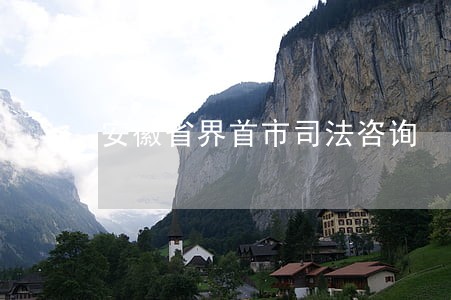 安徽省界首市司法咨询 安徽省界首市司法咨询