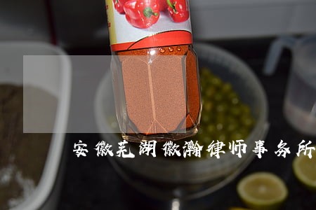 安徽芜湖徽瀚律师事务所档案