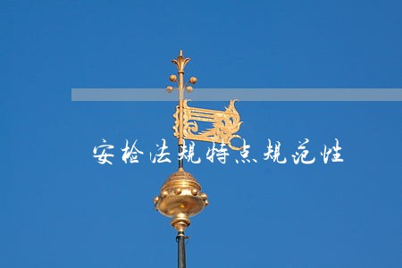 安检法规特点规范性
