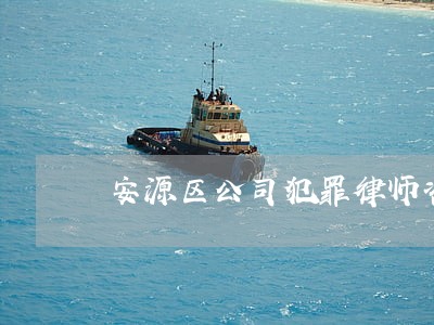 安源区公司犯罪律师咨询电话