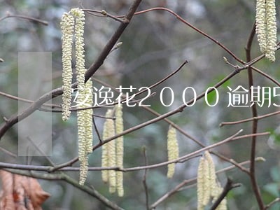 安逸花2000逾期5个月