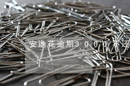 安逸花逾期3000不还 安逸花逾期3000不还