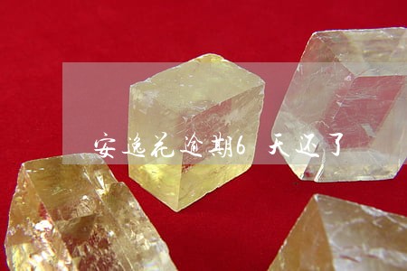 安逸花逾期6天还了 安逸花逾期6天还了