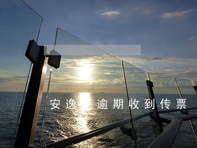 安逸花逾期收到传票 安逸花逾期收到传票