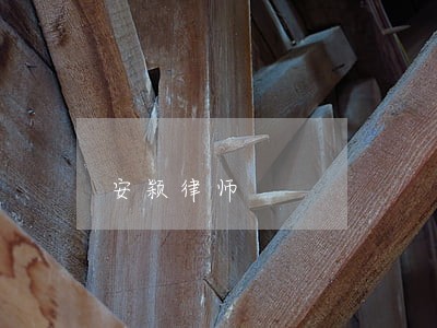 安颖律师 安颖律师