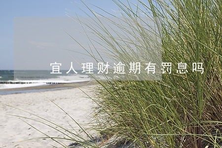 宜人理财逾期有罚息吗 宜人理财逾期有罚息吗