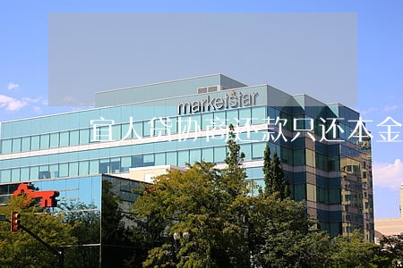 宜人贷协商还款只还本金和利息