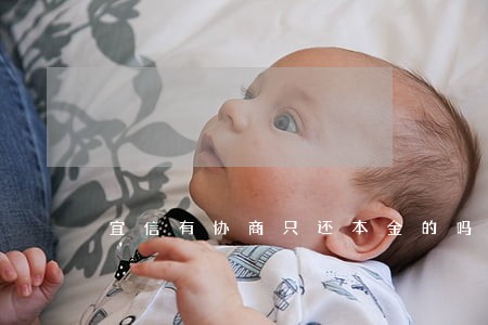 宜信有协商只还本金的吗 宜信有协商只还本金的吗