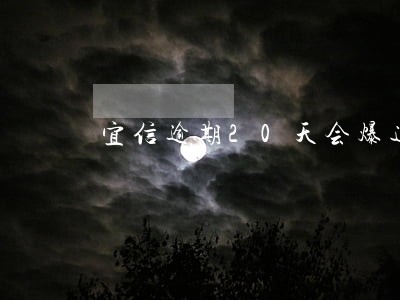宜信逾期20天会爆通讯录吗 宜信逾期20天会爆通讯录吗