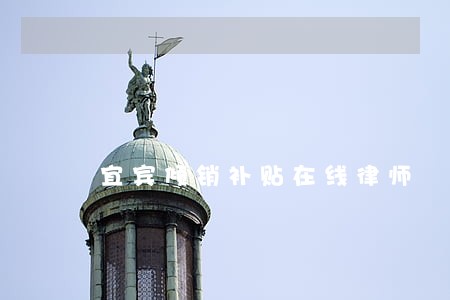 宜宾倾销补贴在线律师 宜宾倾销补贴在线律师