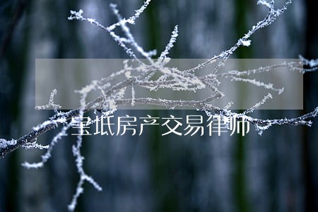 宝坻房产交易律师 宝坻房产交易律师