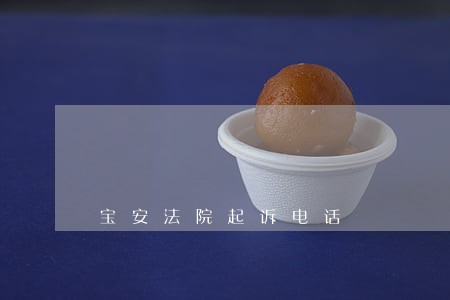宝安法院起诉电话 宝安法院起诉电话