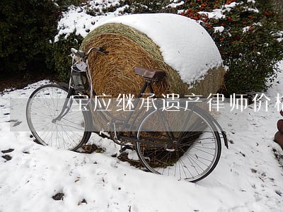 宝应继承遗产律师价格 宝应继承遗产律师价格