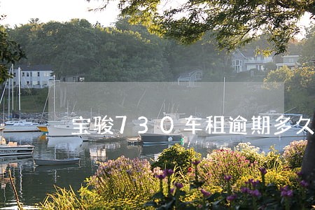 宝骏730车租逾期多久会被拖车