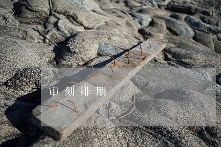 审刻排期