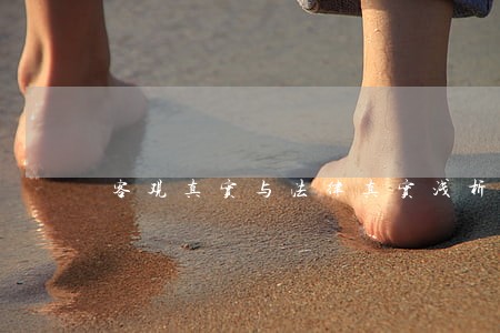 客观真实与法律真实浅析 客观真实与法律真实浅析
