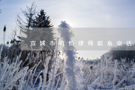 宣城市离婚律师联系电话 宣城市离婚律师联系电话