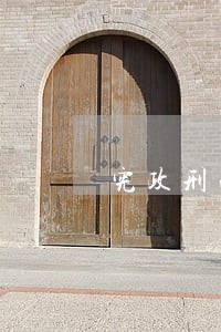 宪政刑法观 宪政刑法观