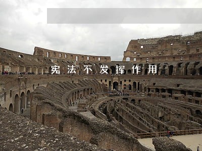 宪法不发挥作用 宪法不发挥作用