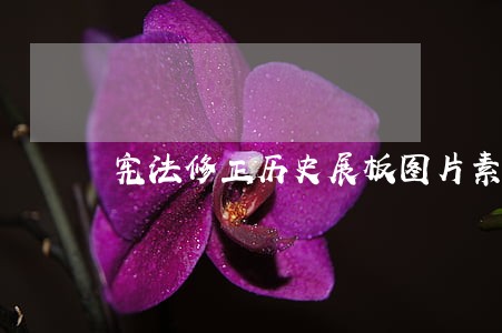 宪法修正历史展板图片素材大全 宪法修正历史展板图片素材大全