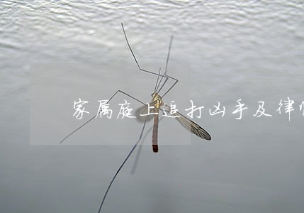 家属庭上追打凶手及律师 家属庭上追打凶手及律师