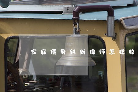 家庭债务纠纷律师怎样收费 家庭债务纠纷律师怎样收费