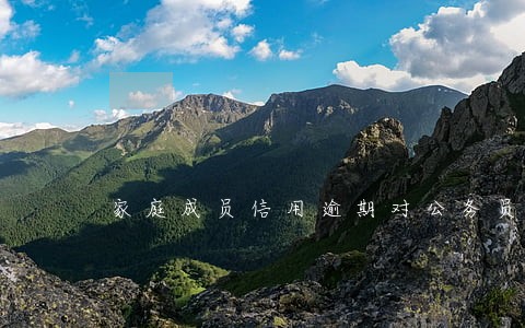 家庭成员信用逾期对公务员政审 家庭成员信用逾期对公务员政审