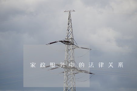 家政服务中的法律关系 家政服务中的法律关系